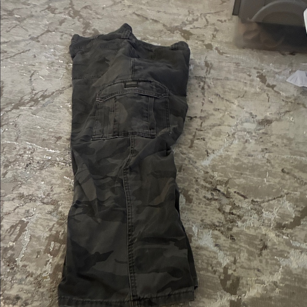 Wrangler Men's Dark Green Cargo Pants